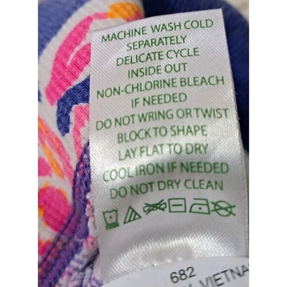 Lilly Pulitzer Yasmin XS Multicolor Drawstring Shorts 3.5" Inseam Tassels - Picture 8 of 9